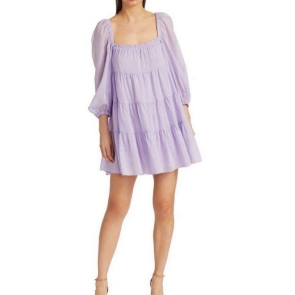 Alice + Olivia Rowan Tiered Babydoll Dress